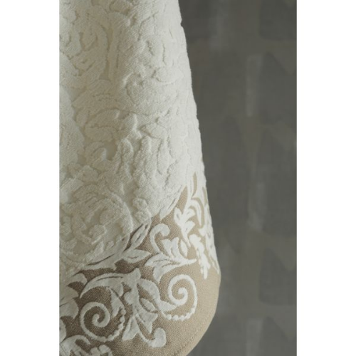 Picture of Dekordom Jacquard peškir FLORAL 70X140 - Ivory