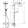 Picture of Hansgrohe Crometta E240 baterija za tuš kadu termostatska