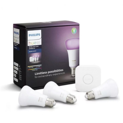 Picture of Philips Hue set 3xE27 RGB LED sijalice i wireless ruter