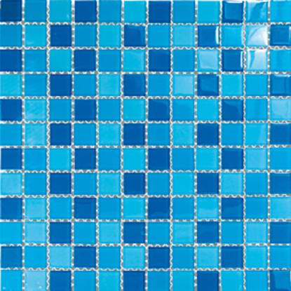 Mosaic Stakleni Mozaik 30×30 cm plava tekstura plavi stakleni mozaik 30×30