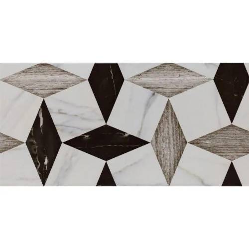 Geometrijska dekor pločica 25x50