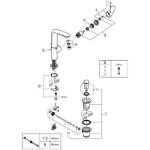 Grohe Eurostyle 23718LS3 Baterija za lavabo sa podsklopom veličine L