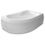 Tiffany kada Lux 160x105 desna – bela kada sa oblogom