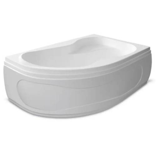 Tiffany kada Lux 160x105 desna – bela kada sa oblogom