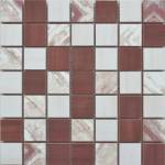 Indiana Cherry Mosaic 25×25 crveno-bele pločice
