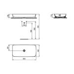 Picture of Ipalyss Lavabo 80x40 E1391V3