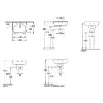 Kompaktni lavabo za gostinjski WC