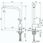 Picture of Ceralook  Kuhinjska Baterija Blue Start BC174XG