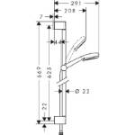 Слика на Туш Сет Crometta 100 Vario shower set 0.65 m 26651400