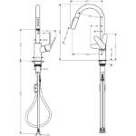 Слика на Славинa за Садопер Focus Chrome With PULL-OUT Spray 31815000