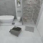 Svetlosiva podna pločica mat finiš