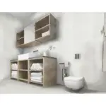 Pločica ivory nijanse sa 3D efektom