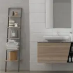 Zidna keramička pločica u sivoj nijansi 25,5x75,5  Moderna pločica sa efektom betona za kuhinje i kupatila