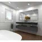 Monokolor pločice za kupatilo 30×90 cm