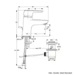 Ideal Standard Connect Blue slavina za lavabo