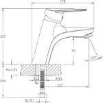 Ventura slavina za Lavabo