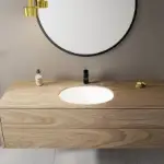 Vernis Baterija za Lavabo 100 Mat Crna 71551670