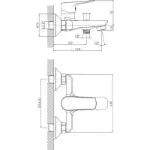 baterija za kadu i tuš kabinu6430128C 