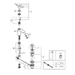 Eurosmart Baterija za Lavabo S 33265003