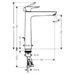 Talis E Baterija za Lavabo 71716000