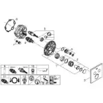 Grohtherm Smartcontrol Ugradni Termostat sa 2 Ventila 29124AL0