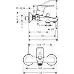 Slavine I Focus baterija za kadu Chrome 31940000