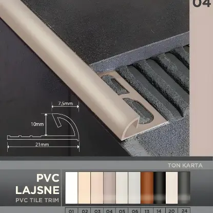 En Lajsna 04 Tamno Bež 10mm En Lajsna 04 Tamno Bež 10mm