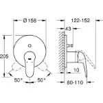 Eurostyle Ugradna Baterija sa Prebacivačem 24047LS3 