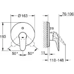 Eurostyle - Ugradna Baterija sa Prebacivačem 29099LS3