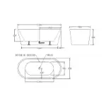 kada za kupatilo 170x80x60