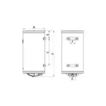 Btcr Bojler 50l Standard Vert.