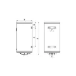 Vertikalni bojler 50 litara