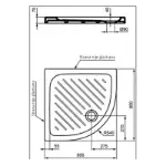 Fresh Keramička Tuš Kada R80