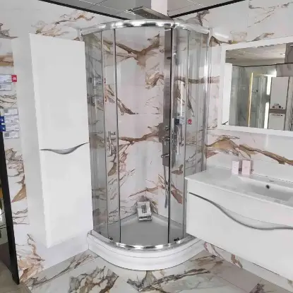 Fonte Lux S131 Tuš Kabina Srebrna Providna sa Plitkom Kadom R80 Fonte Lux S131 Tuš Kabina Srebrna Providna sa Plitkom Kadom R80