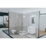 Tuš kabine I fonte srebrna 80x80cm