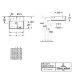 Memento Lavabo 60 51336001