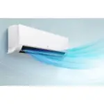 LG klima uređaj DC12RQ montiran na zidu