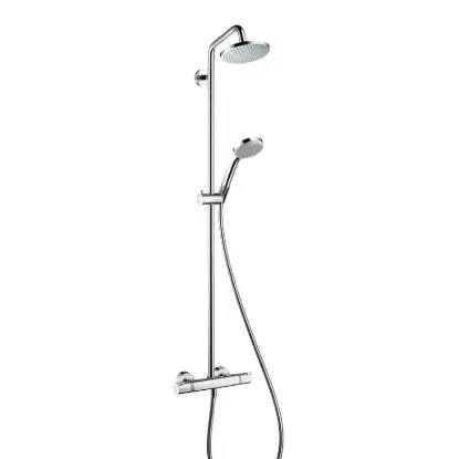 Croma 160 Usponski Tuš Set sa Termostatskim Mešačem 160 Chrome 27135000 Croma 160 Usponski Tuš Set sa Termostatskim Mešačem 160 Chrome 27135000