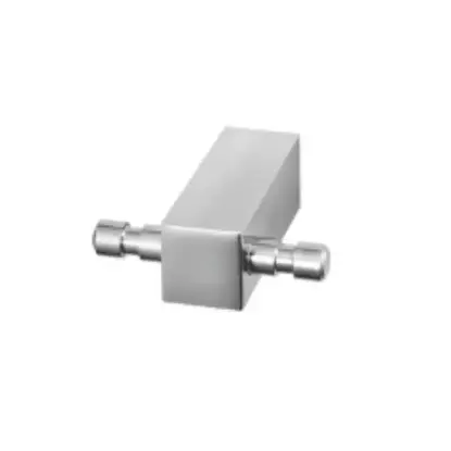 Cube V-2 dvostruka zidna vešalica Cube dvostruka vešalica za zid – Biv