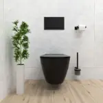 metalni držač toalet papira mat crni