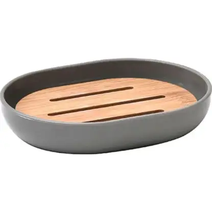 Tendance Držač Sapuna Poliresin/Bambus 6474260		 Tendance Držač Sapuna Poliresin/Bambus 6474260