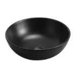 Crni nadgradni lavabo 40x40