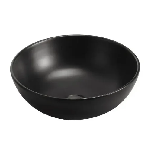 Crni nadgradni lavabo 40x40