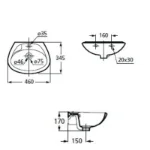 Beli lavabo WF101816001