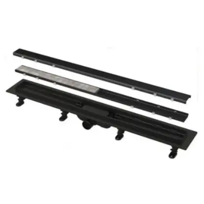 Alcadrain Apz19 crna tuš kanalica 650 mm tuš kanalica Apz19 crna Alcadrain