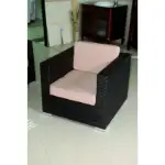 Napoli baštenska fotelja sa bež jastucima