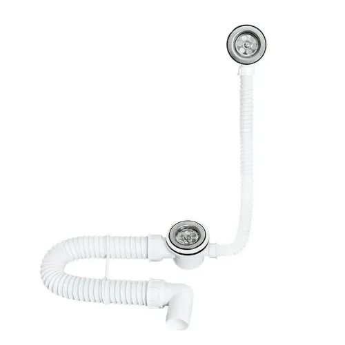 Fleksibilni sifon za kadu sa prelivom