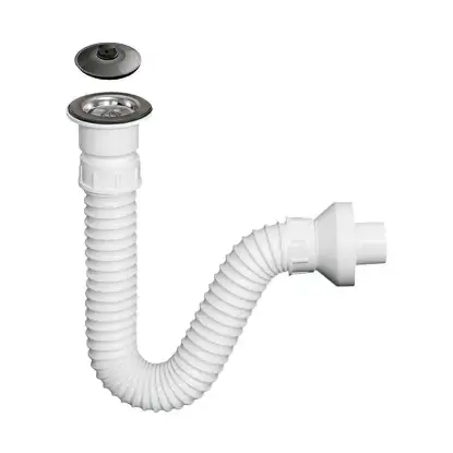 Texo fleksibilni sifon lavaboa sa čepom Texo fleksibilni sifon lavaboa sa čepom