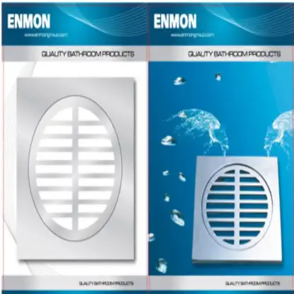 En Podna Rešetka B-636 15x15 cm En podna rešetka B-636 hrom