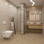 Kuhinjska pločica u bež nijansi